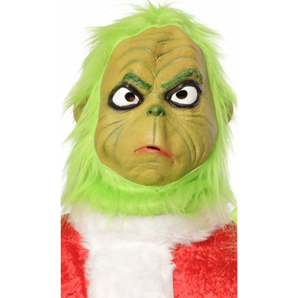 Máscara de látex de Duende Grinch | Don Disfraz