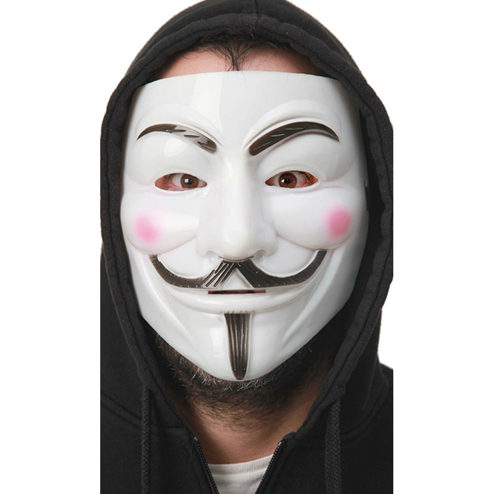 Máscara de V de Vendetta Blanca | Don Disfraz