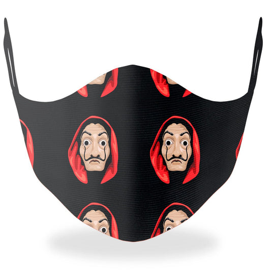 Kids Red Robber Mask
