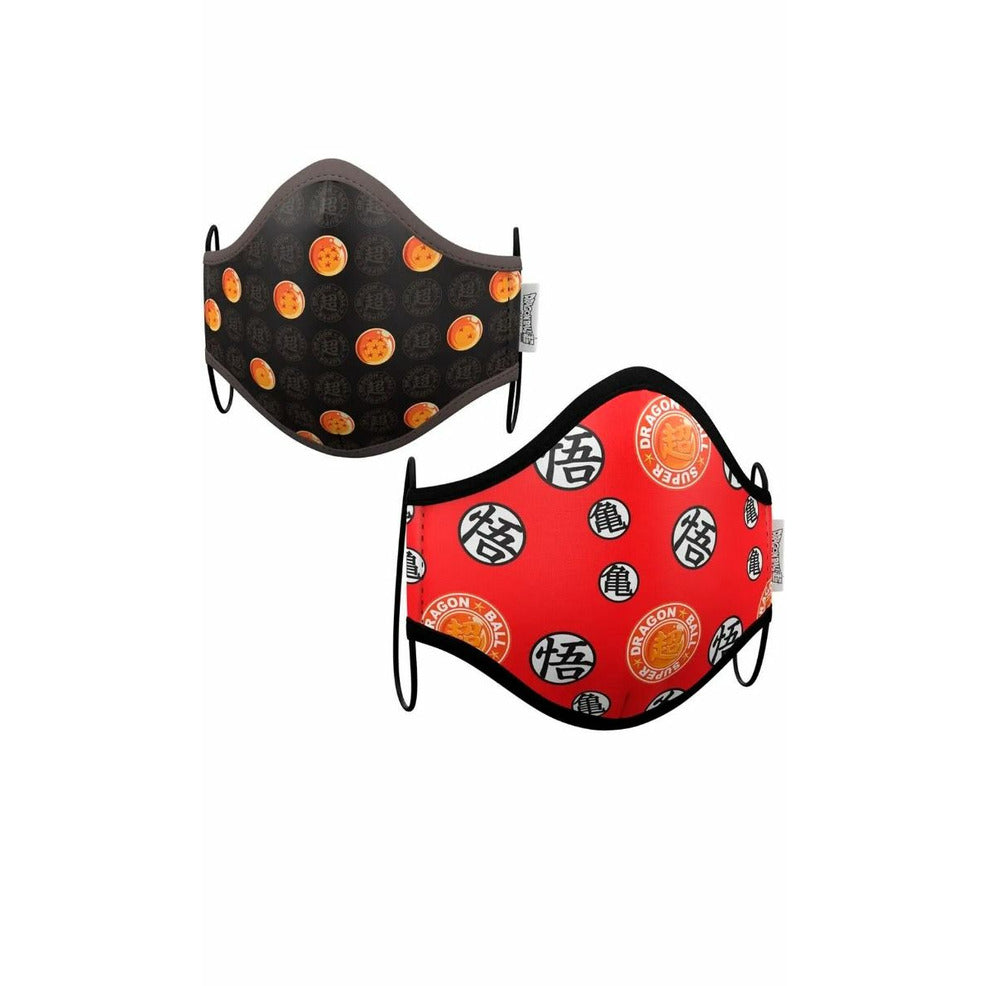 Pack 2 Mascarillas de Tela Dragón Ball™IIIinfantil | Don Disfraz