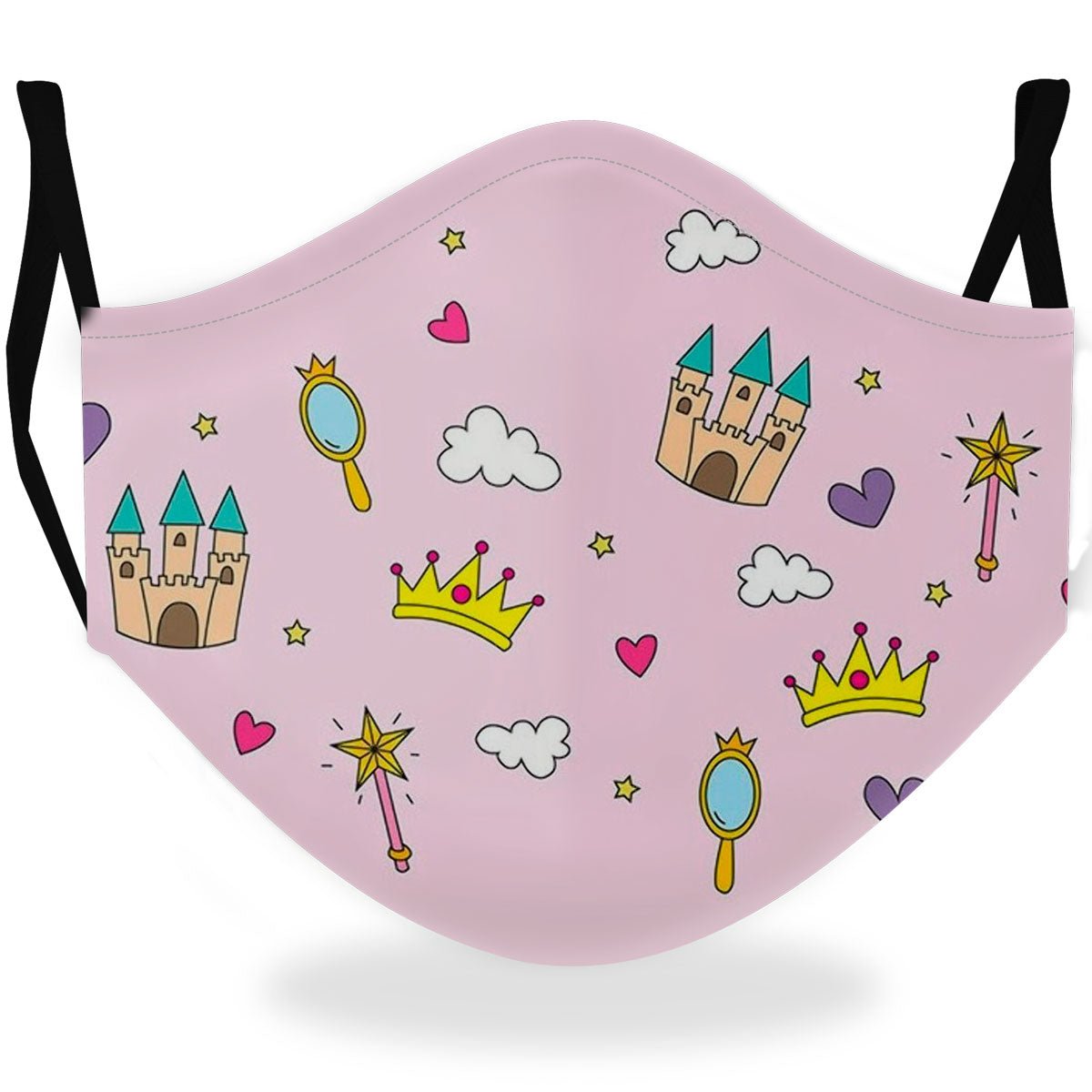 Kids Princess Fabric Mask