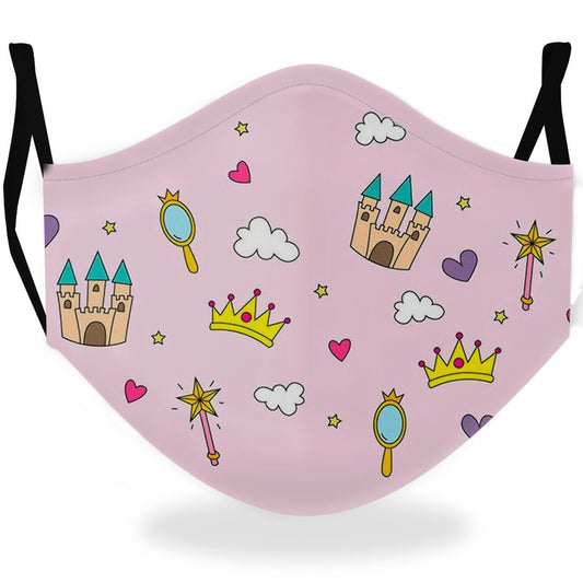 Kids Princess Fabric Mask