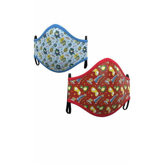Pack 2 Mascarillas de Tela Superzings™  infantil | Don Disfraz