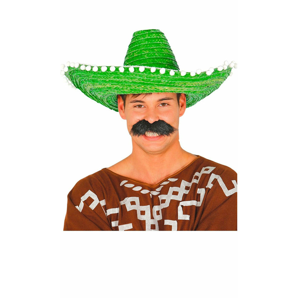 Sombrero Mexicano de Paja Verde | Don Disfraz