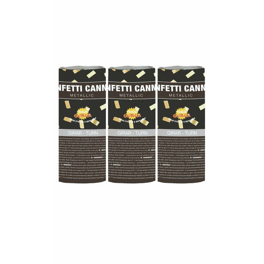 Pack 3 Cañones Confeti Dorados | Don Disfraz