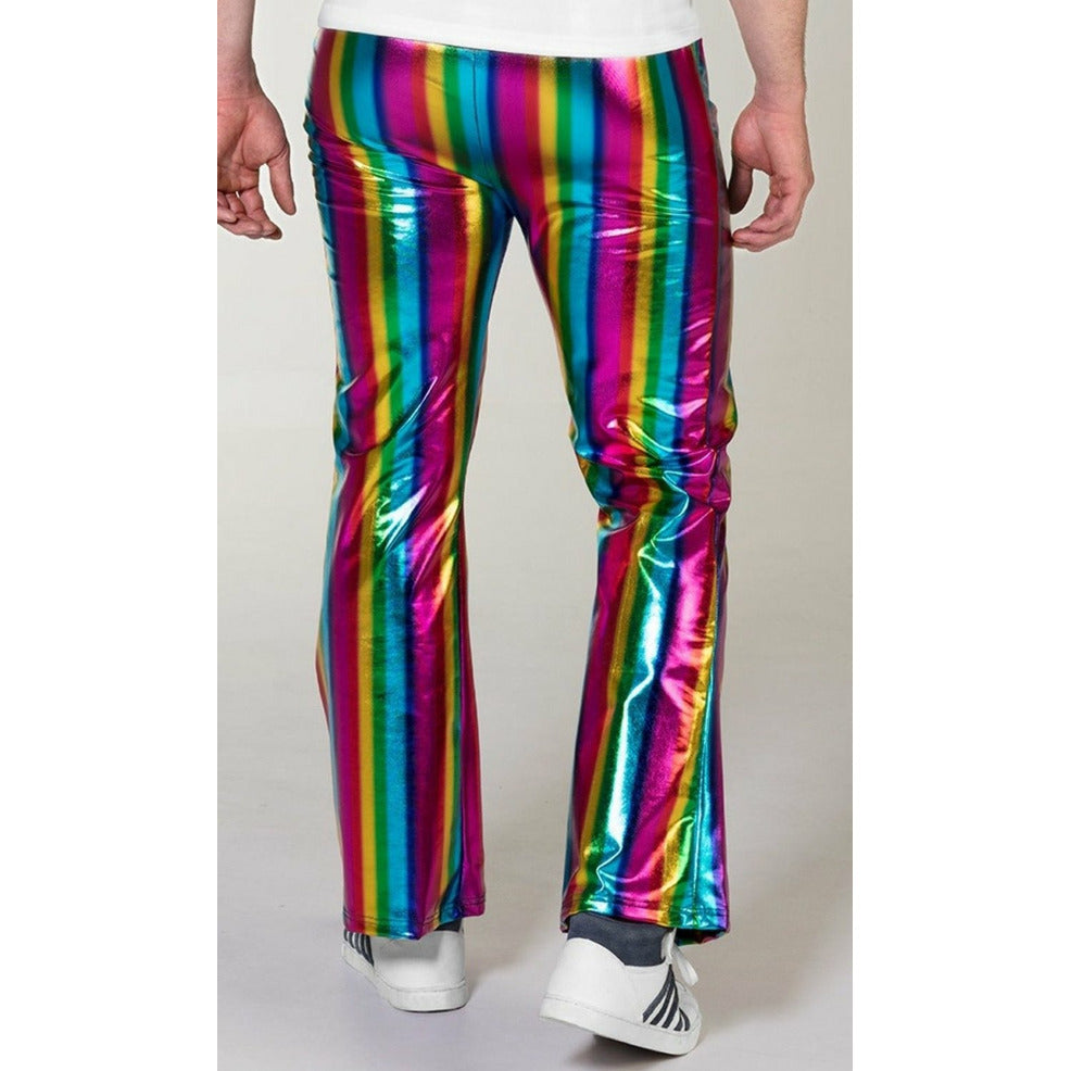 Pantalón Acampanado Arcoíris | Don Disfraz