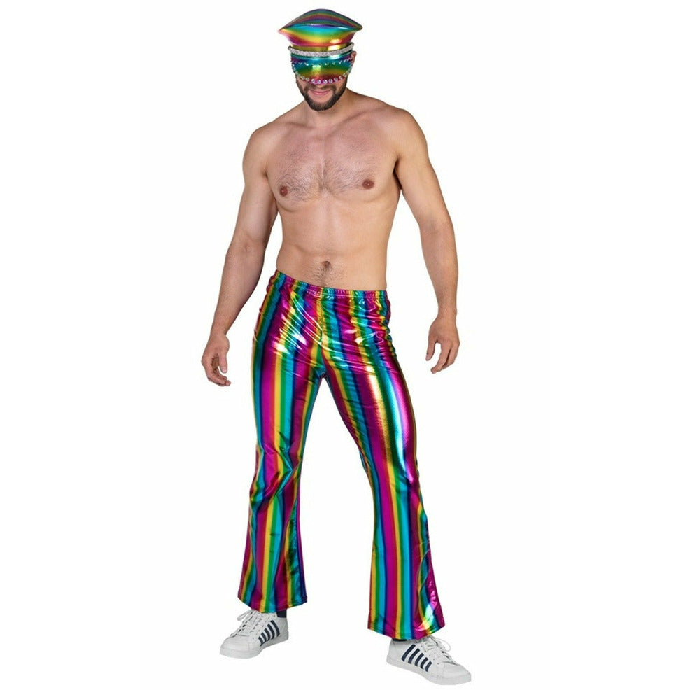 Pantalón Acampanado Arcoíris | Don Disfraz