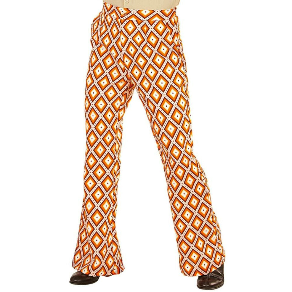 Pantalón de Años 70 Naranja para hombre | Don Disfraz
