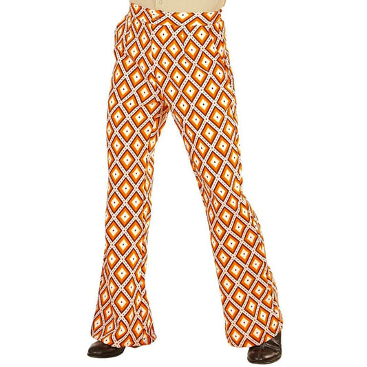 Pantalón de Años 70 Naranja para hombre | Don Disfraz