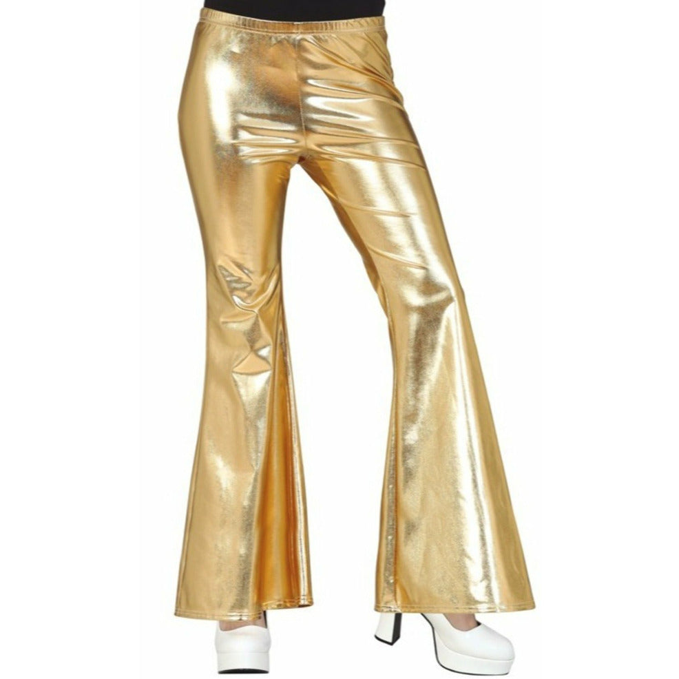 Pantalón de Campana Dorado | Don Disfraz