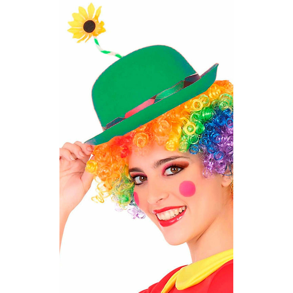 Sombrero de Payaso Verde | Don Disfraz