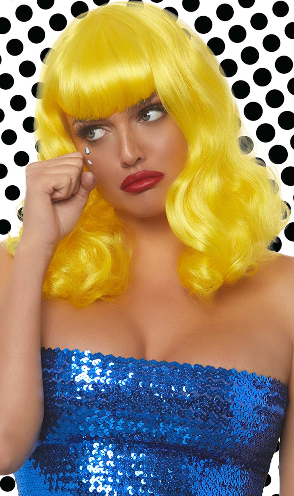 Yellow Retro Deluxe Wig