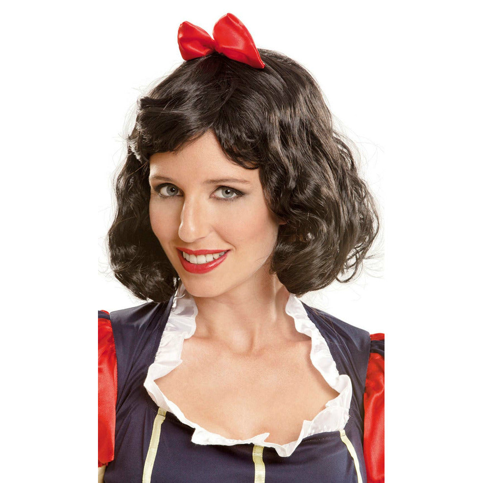 Peluca de Blancanieves Negra | Don Disfraz