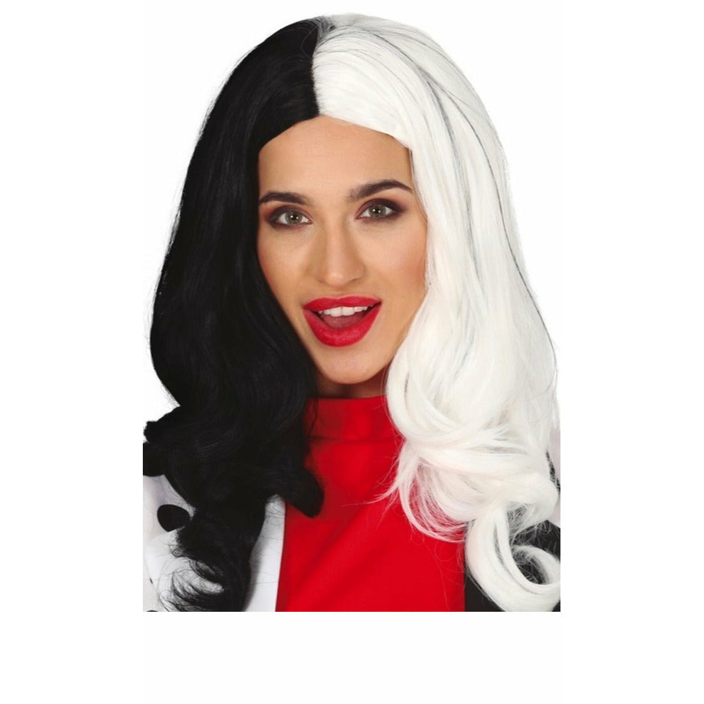 Peluca de Cruella Bicolor | Don Disfraz
