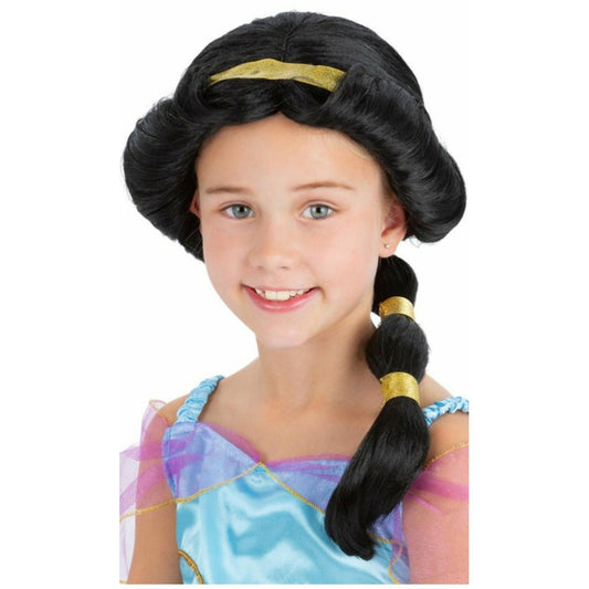 Peluca de Princesa Jasmín infantil | Don Disfraz