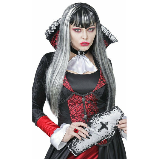 Peluca Gris con Flequillo | Don Disfraz