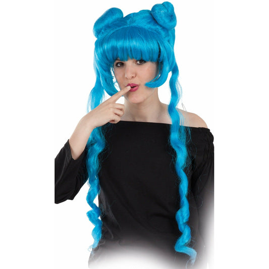 Peluca Manga Azul | Don Disfraz
