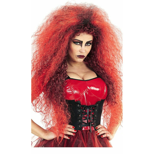 Peluca Roja Encrespada | Don Disfraz