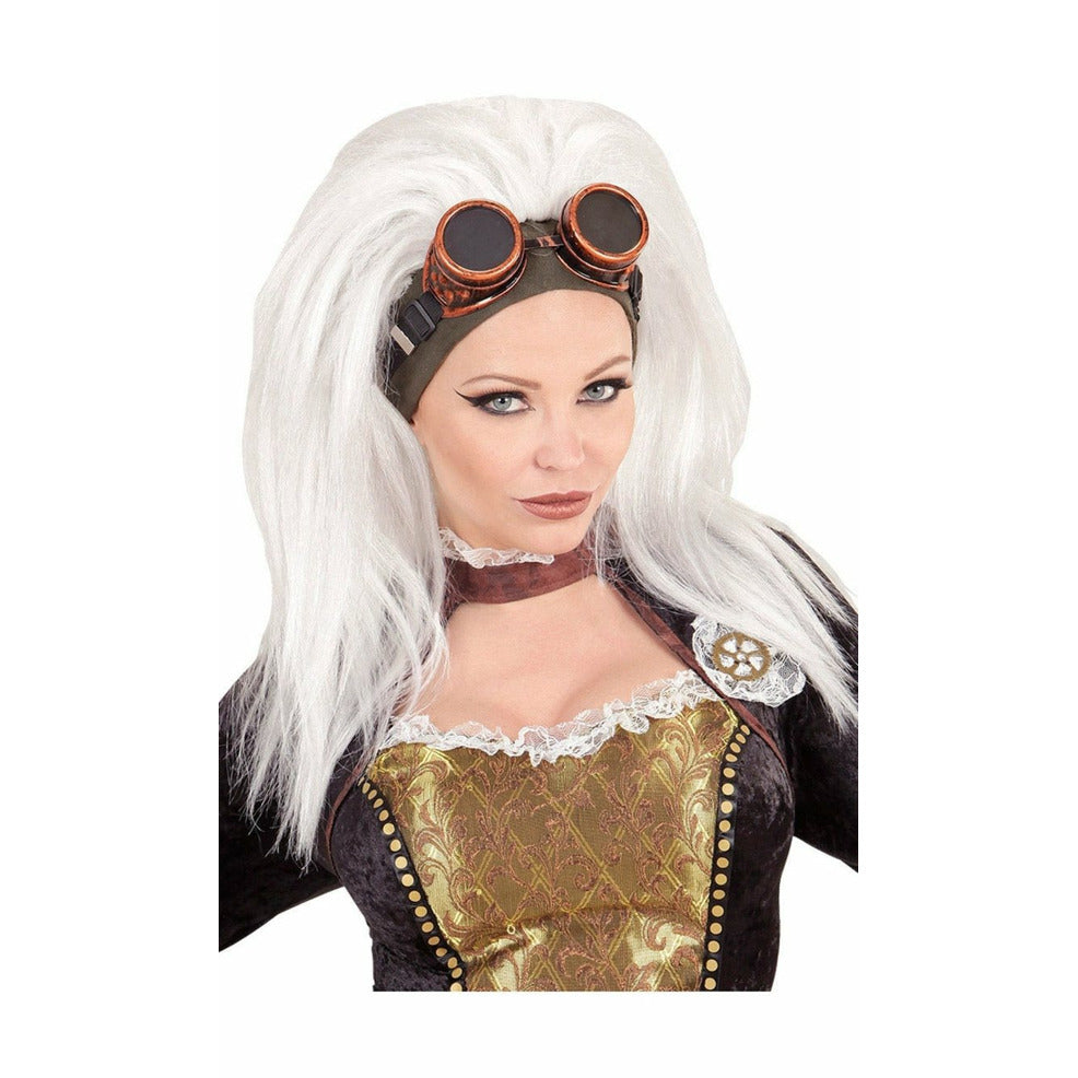 Peluca Steampunk Gafas | Don Disfraz