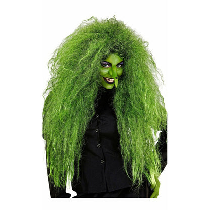 Peluca Verde Encrespada | Don Disfraz