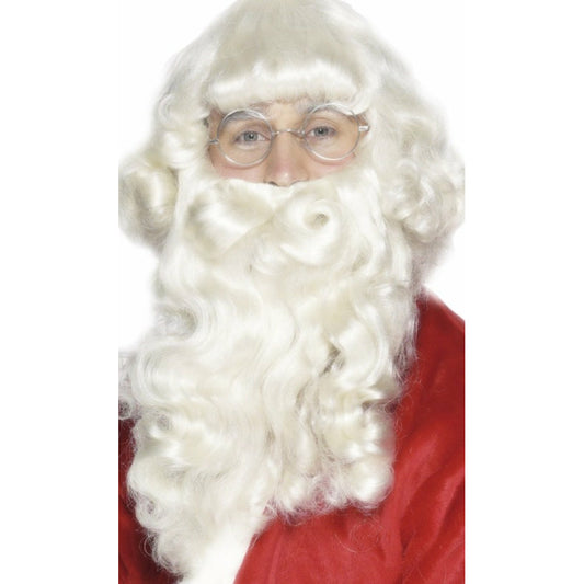 Peluca y Barba Blanca de Papá Noel | Don Disfraz