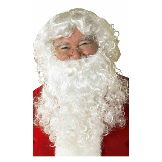 Peluca y Barba Eco de Papá Noel | Don Disfraz