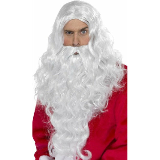 Peluca y Barba Larga de Papá Noel | Don Disfraz