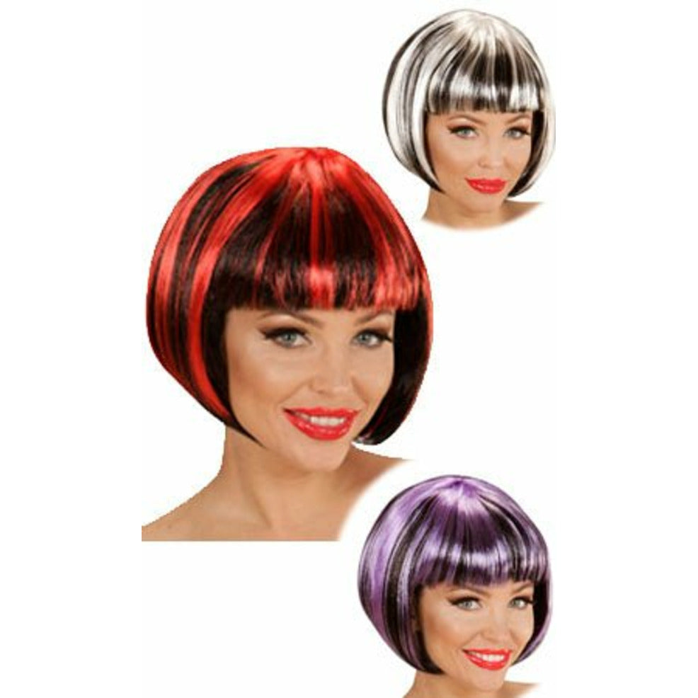 Peluca Mechas Colores | Don Disfraz