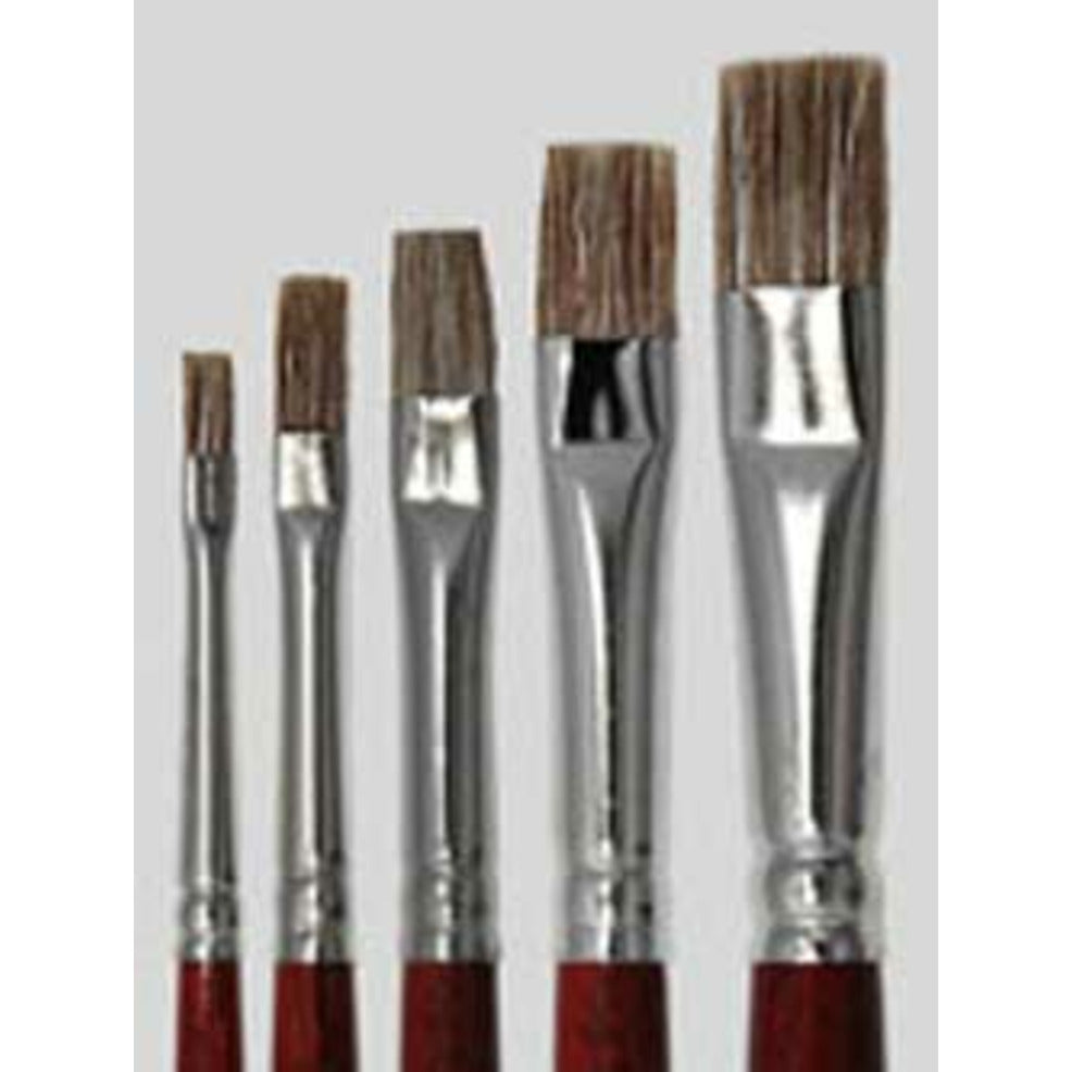 Pincel Plano 4 mm Buey Profesional  | Don Disfraz