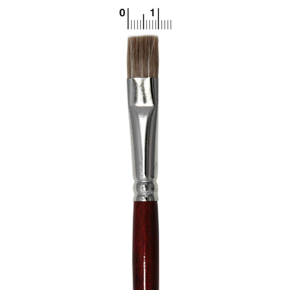 Pincel Plano 10mm Buey Profesional  | Don Disfraz