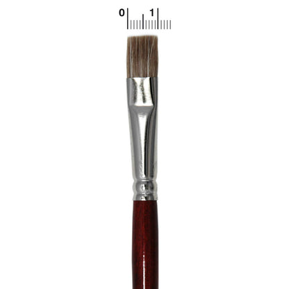 Pincel Plano 10mm Buey Profesional  | Don Disfraz