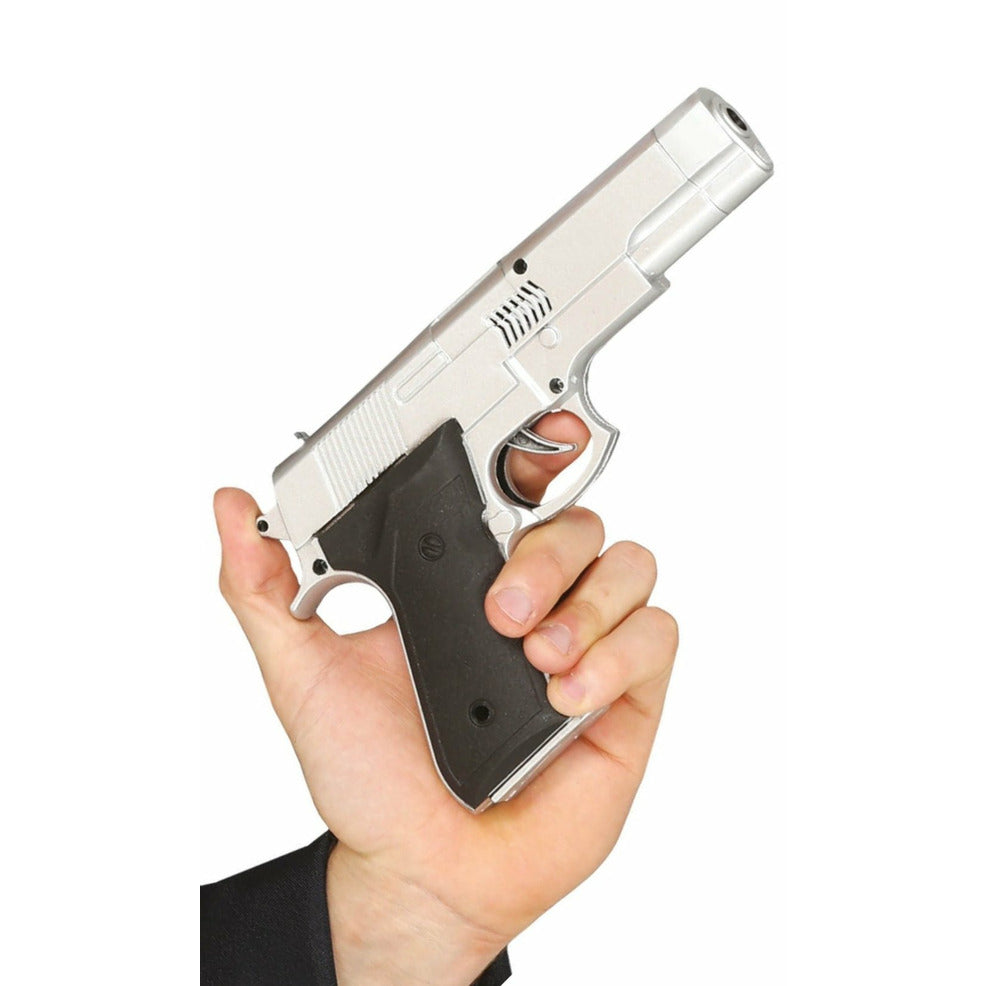 Pistola Plata Agente | Don Disfraz