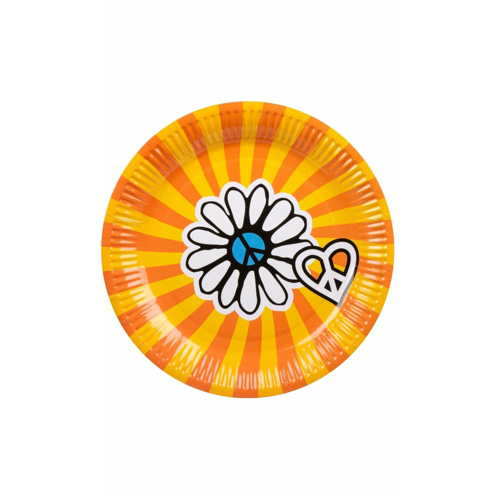 Platos Hippie Flower | Don Disfraz