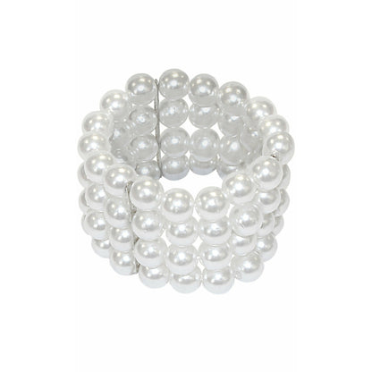 Pulsera de Perlas Blancas | Don Disfraz