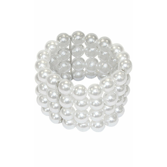 Pulsera de Perlas Blancas | Don Disfraz
