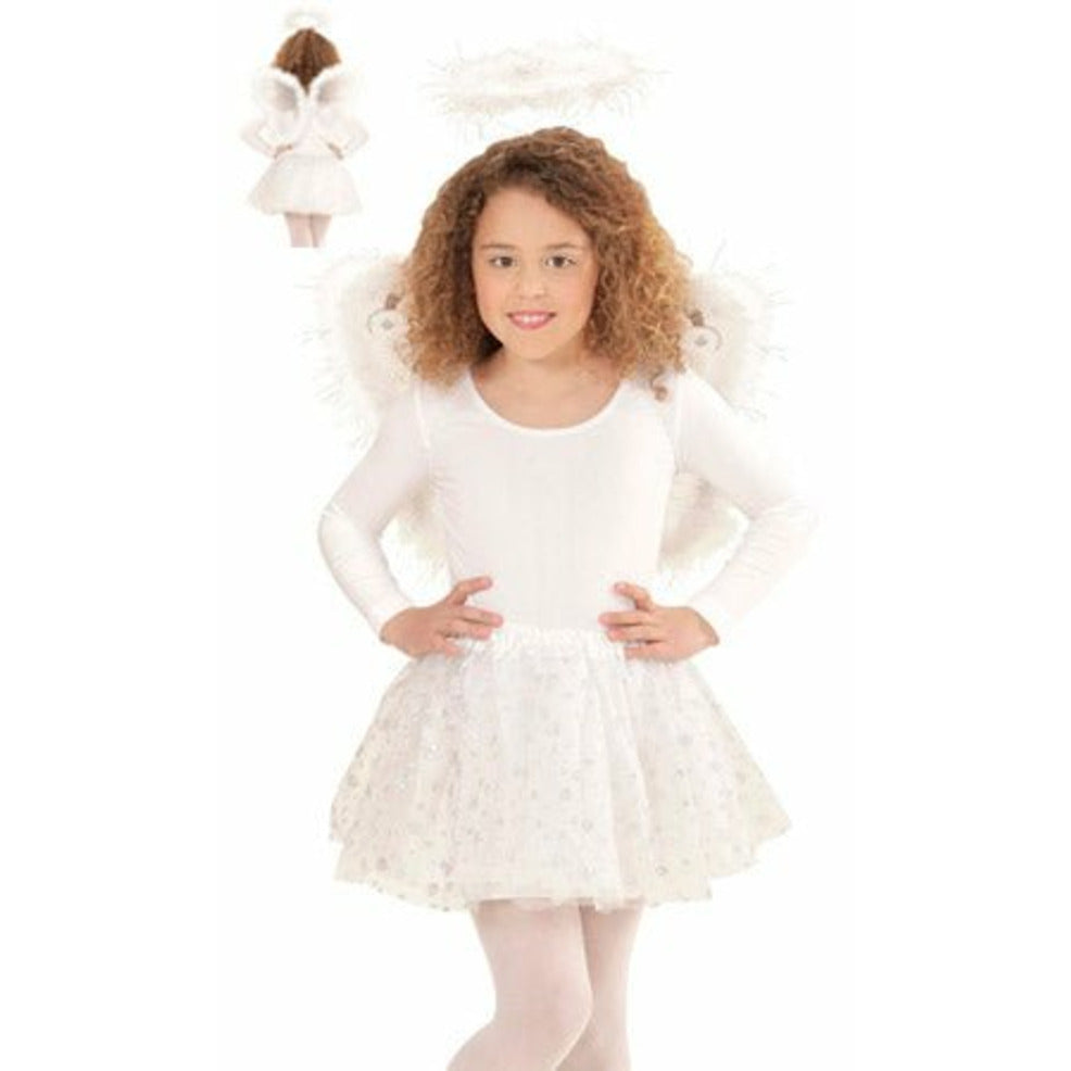 Set Ángel Blanco infantil | Don Disfraz
