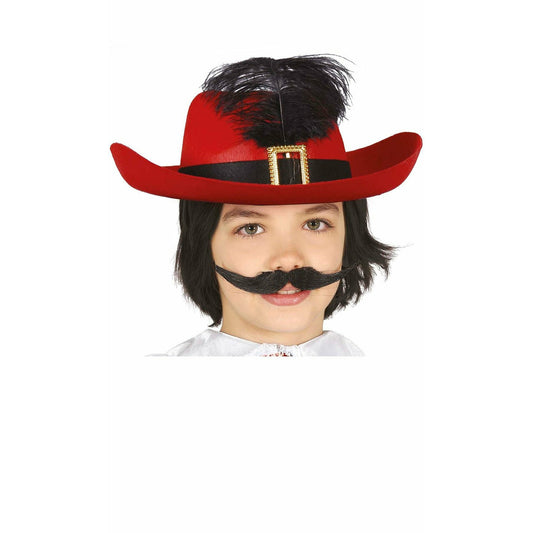 Sombrero de Mosquetero Rojo infantil | Don Disfraz