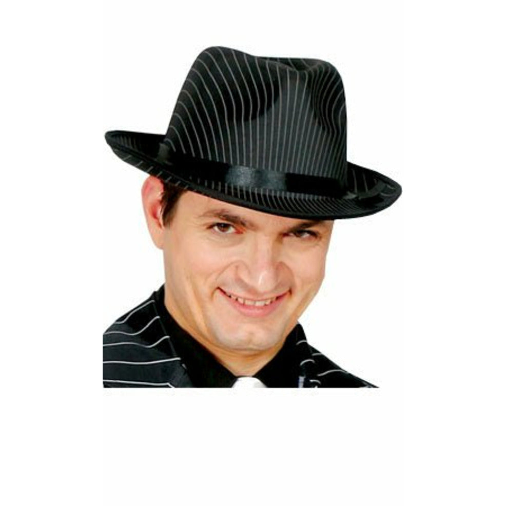 Sombrero Gangster Rayas | Don Disfraz