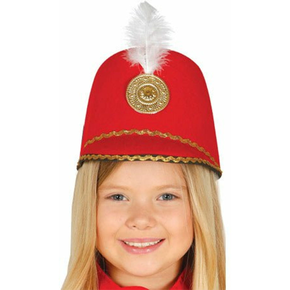Sombrero Majorette Rojo infantil | Don Disfraz