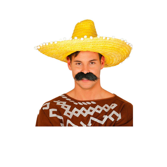 Sombrero Mexicano de Paja Amarillo | Don Disfraz