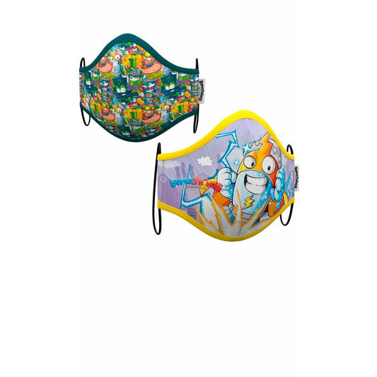 Pack 2 Mascarillas de tela Superzings™ II infantil | Don Disfraz