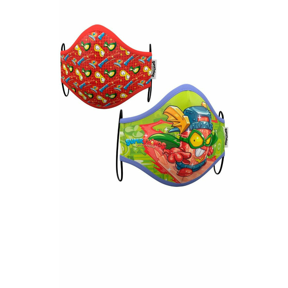 Pack 2 Mascarillas de tela Superzings™III infantil | Don Disfraz