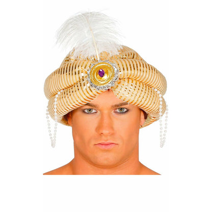 Turbante Árabe Perlas Colores | Don Disfraz