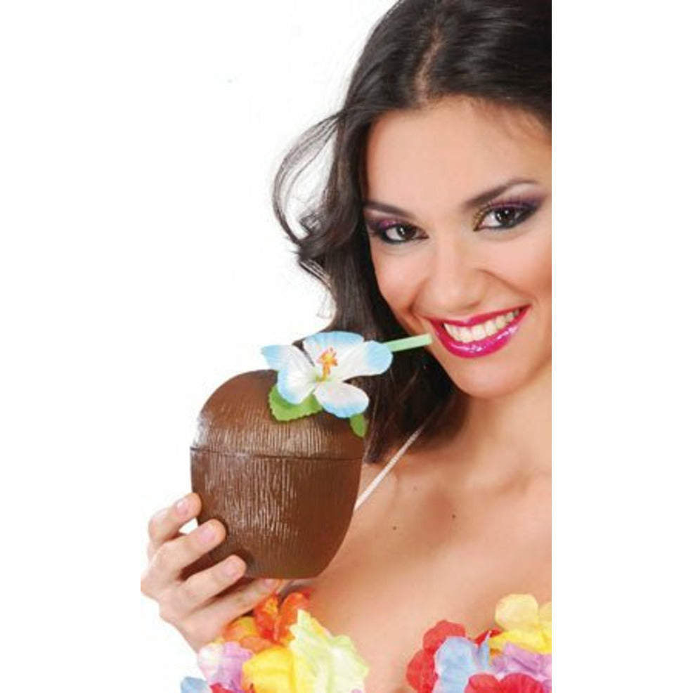 Vaso Hawaiano Coco | Don Disfraz