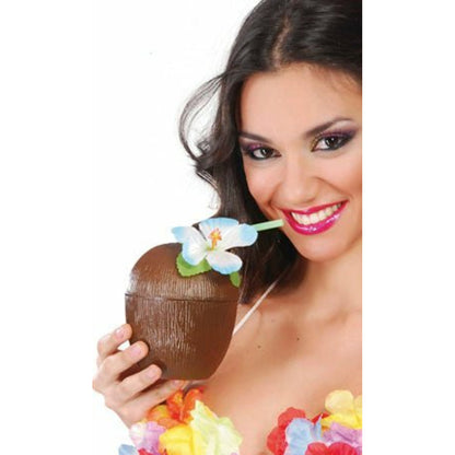 Vaso Hawaiano Coco | Don Disfraz