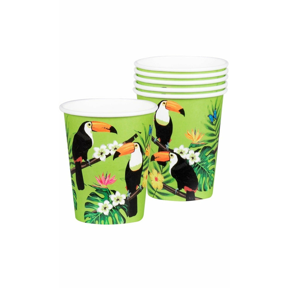 Vasos Hawai Tucán | Don Disfraz