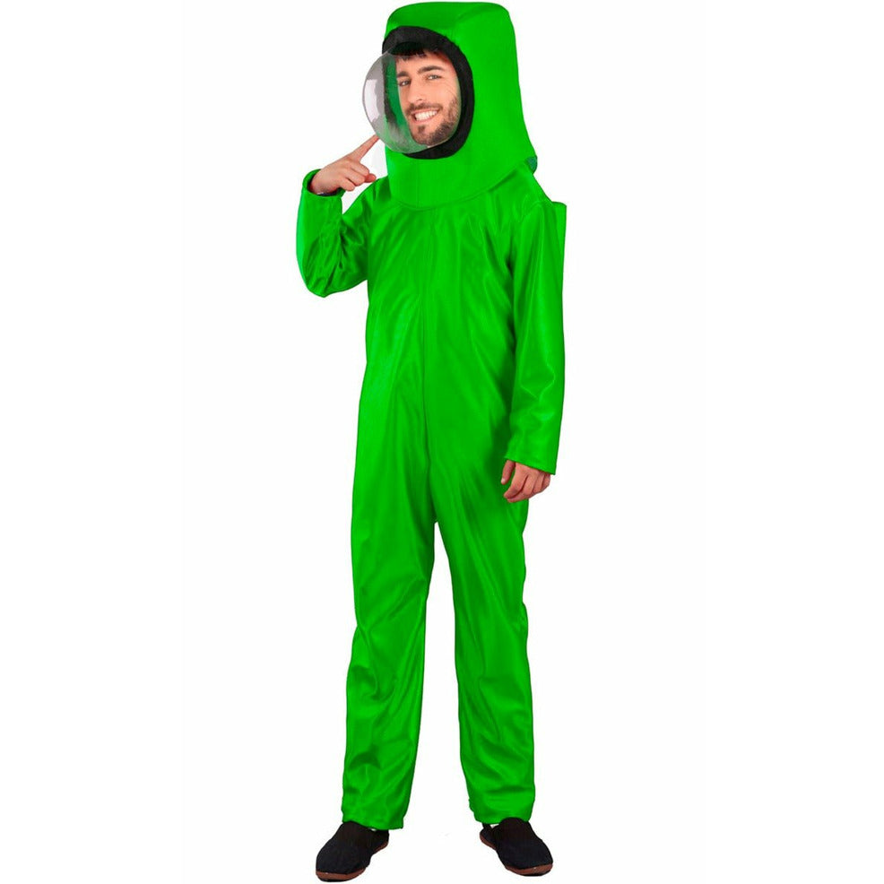 Disfraz de Among Us Verde para adulto | Don Disfraz